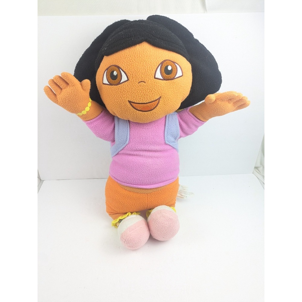 2002 Vintage Y2K Viacom  Dora‎ the Explorer Plush Doll Backpack